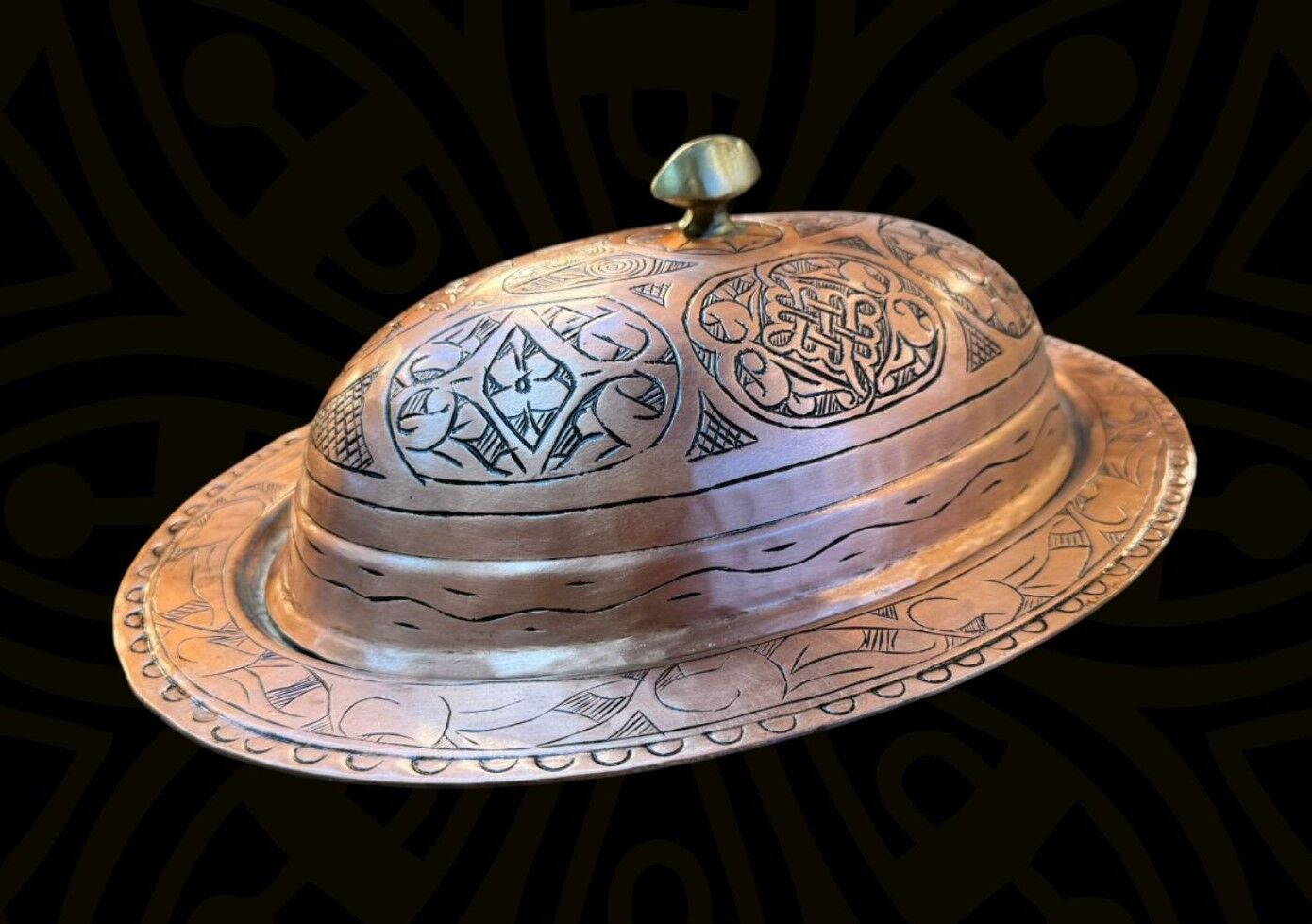 Oval Kapaklı Sunumluk