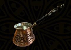 Bakır Cezve Kırmızı