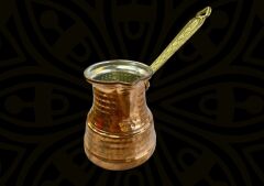 Bakır Cezve Parlak Kırmızı