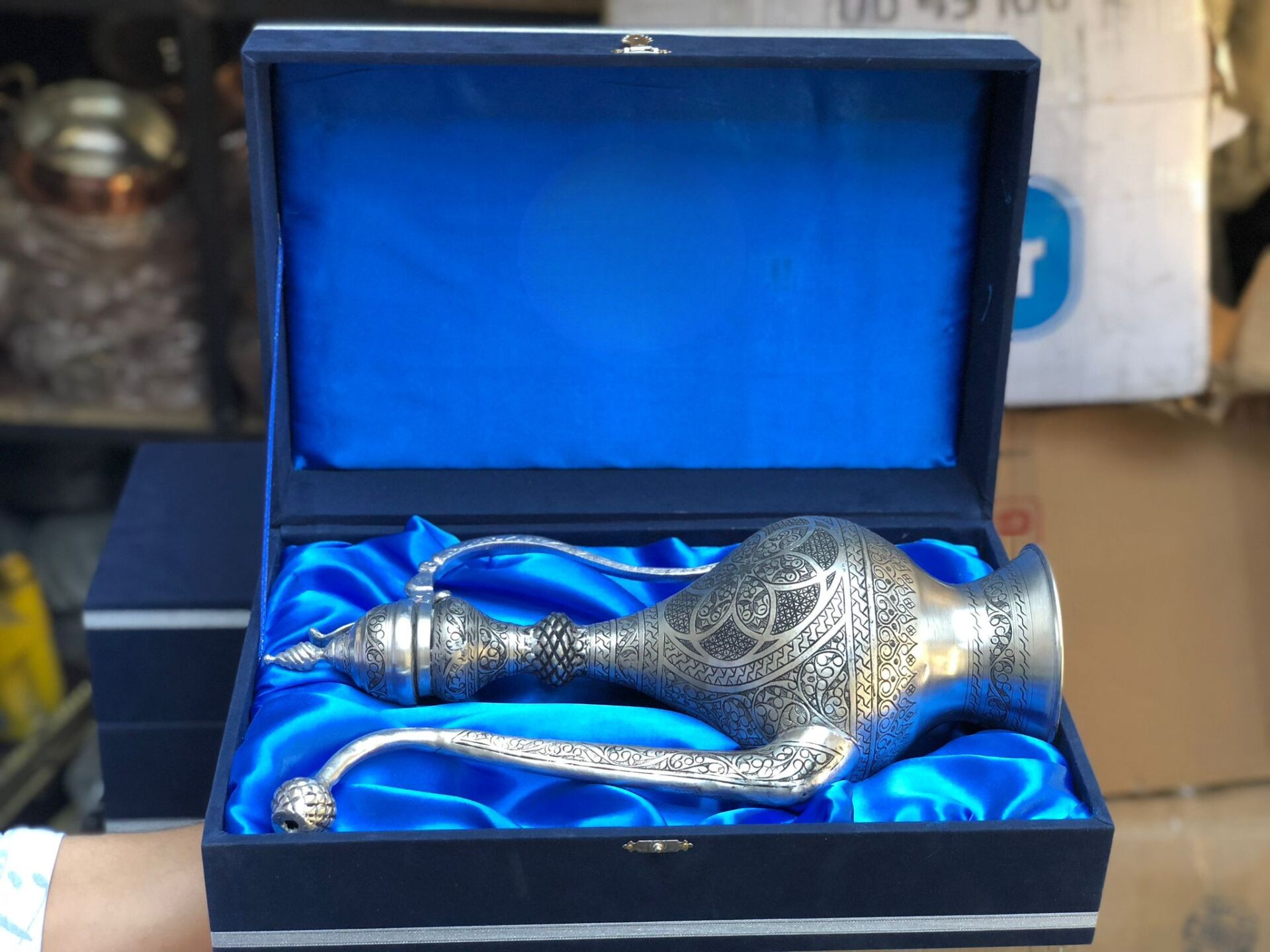 Kutulu Bakır İbrik